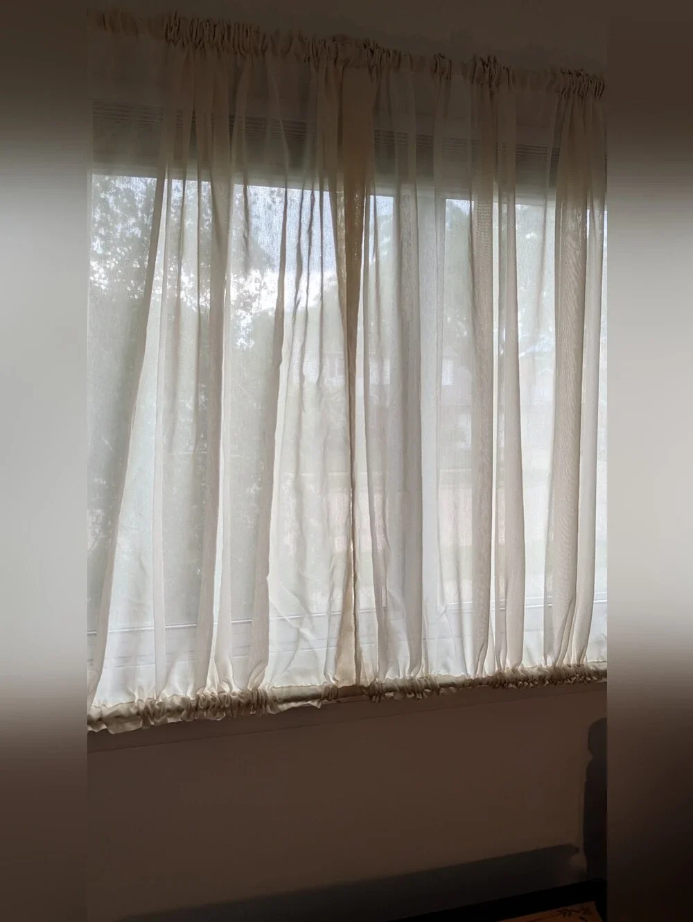 Handmade cafe curtains